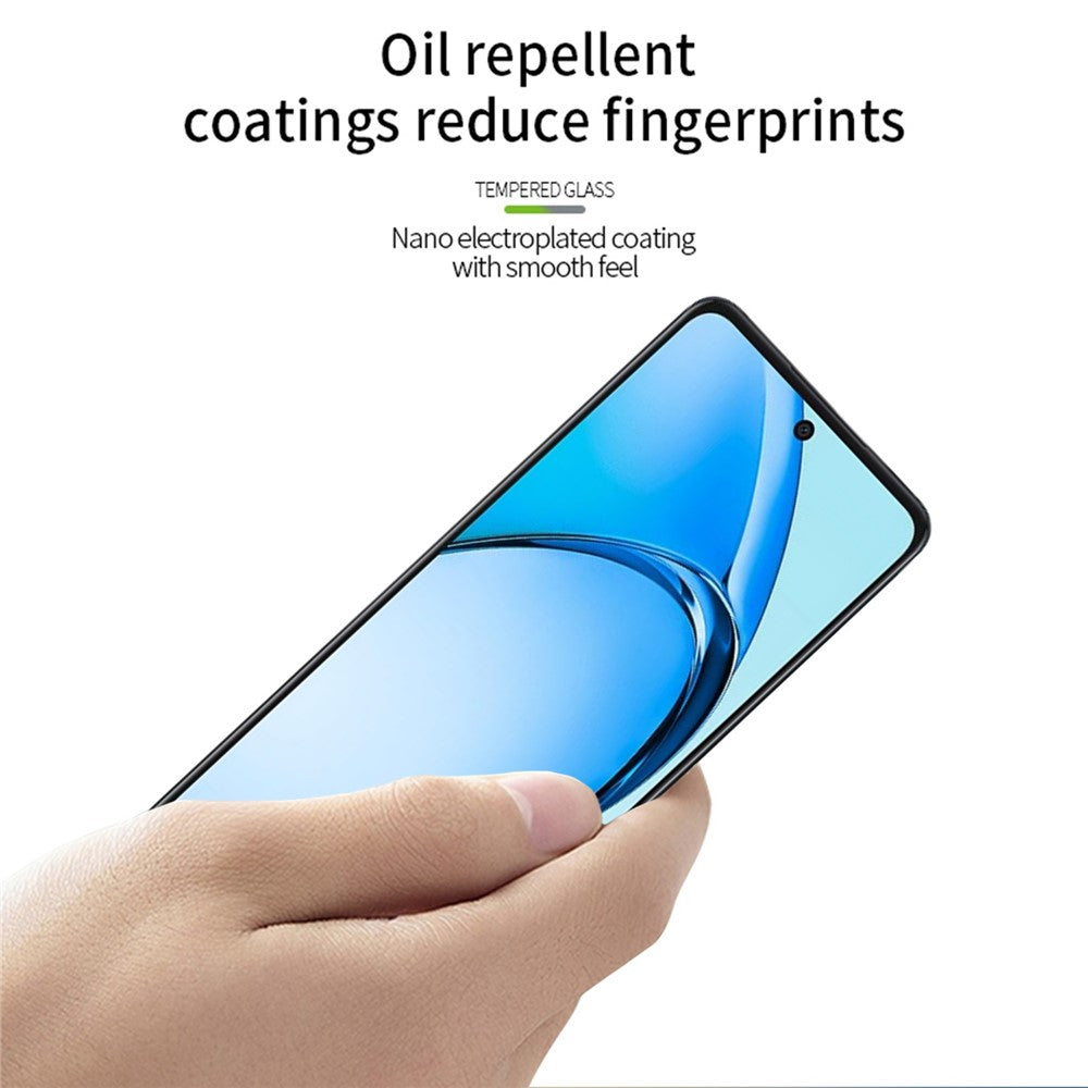 PINWUYO JK Series-2 för Oppo A60 4G Skärmskydd Hög Anti-Shatter Film av Aluminium-Silicon Glas