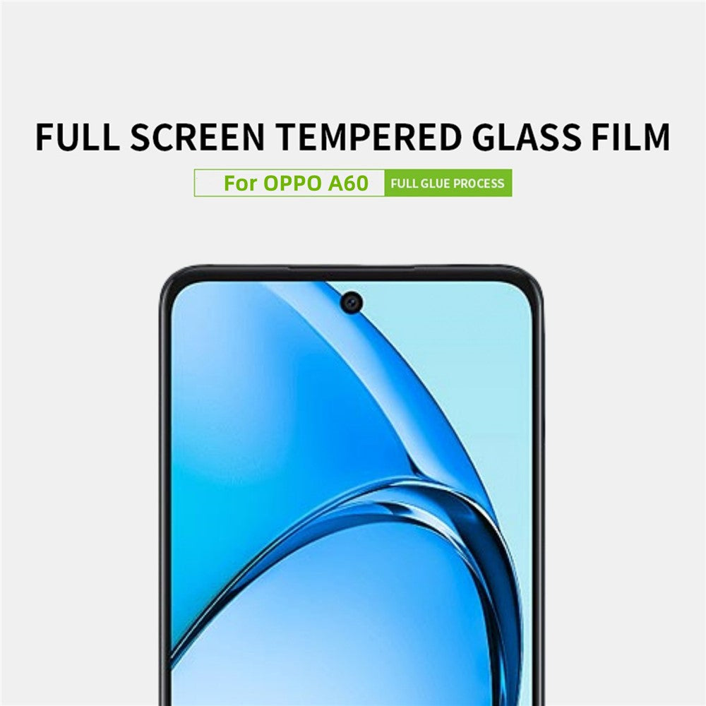 PINWUYO JK Series-2 för Oppo A60 4G Skärmskydd Hög Anti-Shatter Film av Aluminium-Silicon Glas