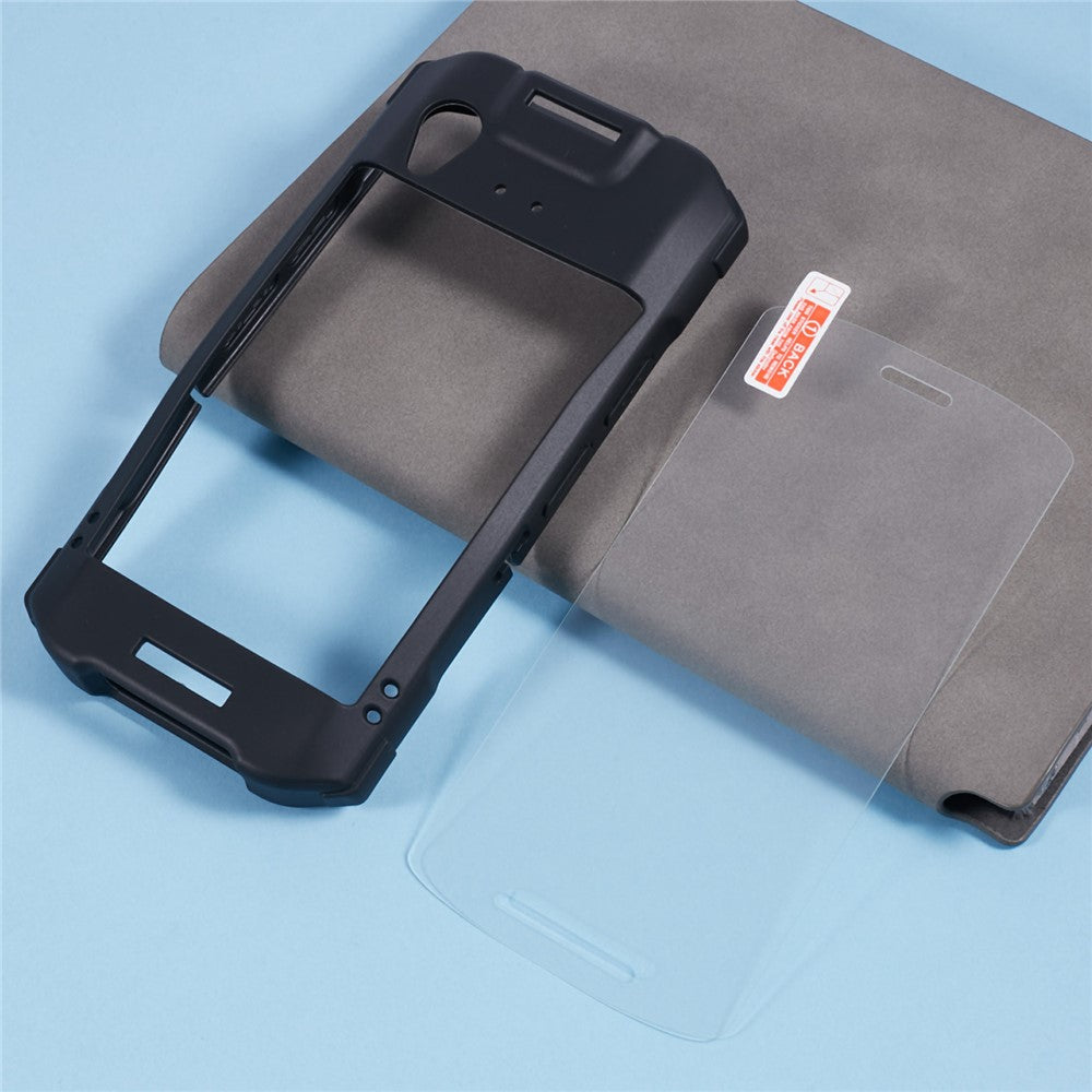 For Zebra TC21 / TC26 Barcode Scanner Tempered Film + Hand Strap + Protective Case