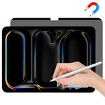 For iPad Pro 13 (2025) / 13 (2024) Privacy Screen Protector Magnetic Matte PET Film Reusable Shield