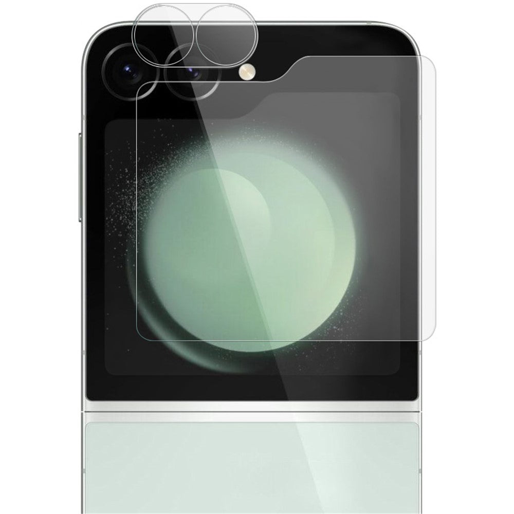 IMAK For Samsung Galaxy Z Flip6 5G Tempered Glass Camera Lens Protector with Rear Small Screen Film Set