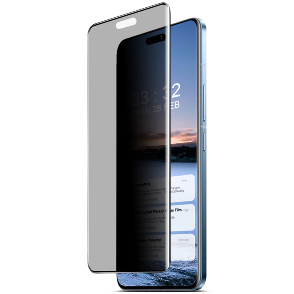 IMAK För Xiaomi Civi 4 Pro 5G / 14 Civi 5G Anti-Spion Skärmskydd 3D Böjd Härdat Glas Heltäckande Film