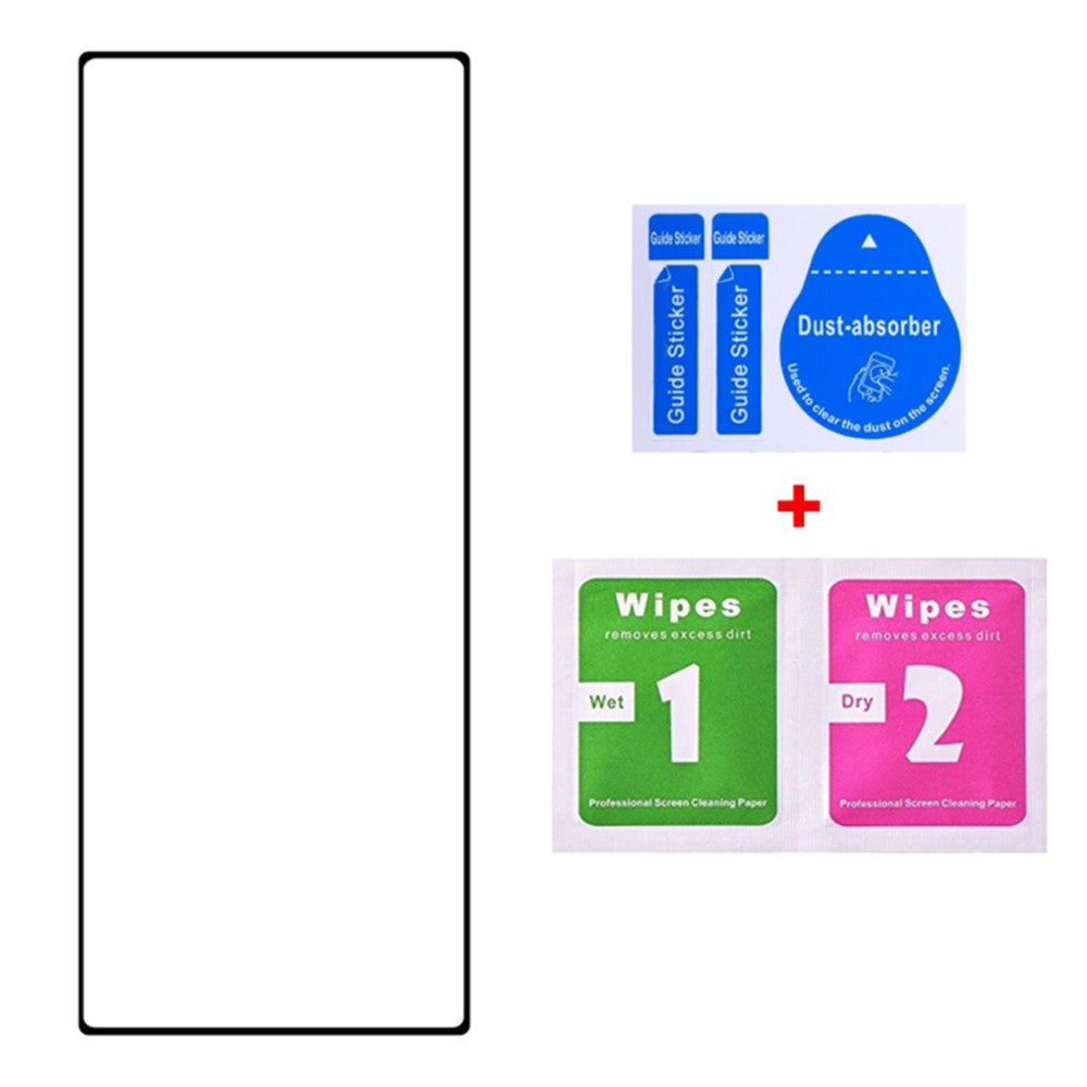 For Samsung Galaxy Z Fold6 5G Front Tempered Glass Screen Protector Full Cover Full Glue Silk Printing Clear Film