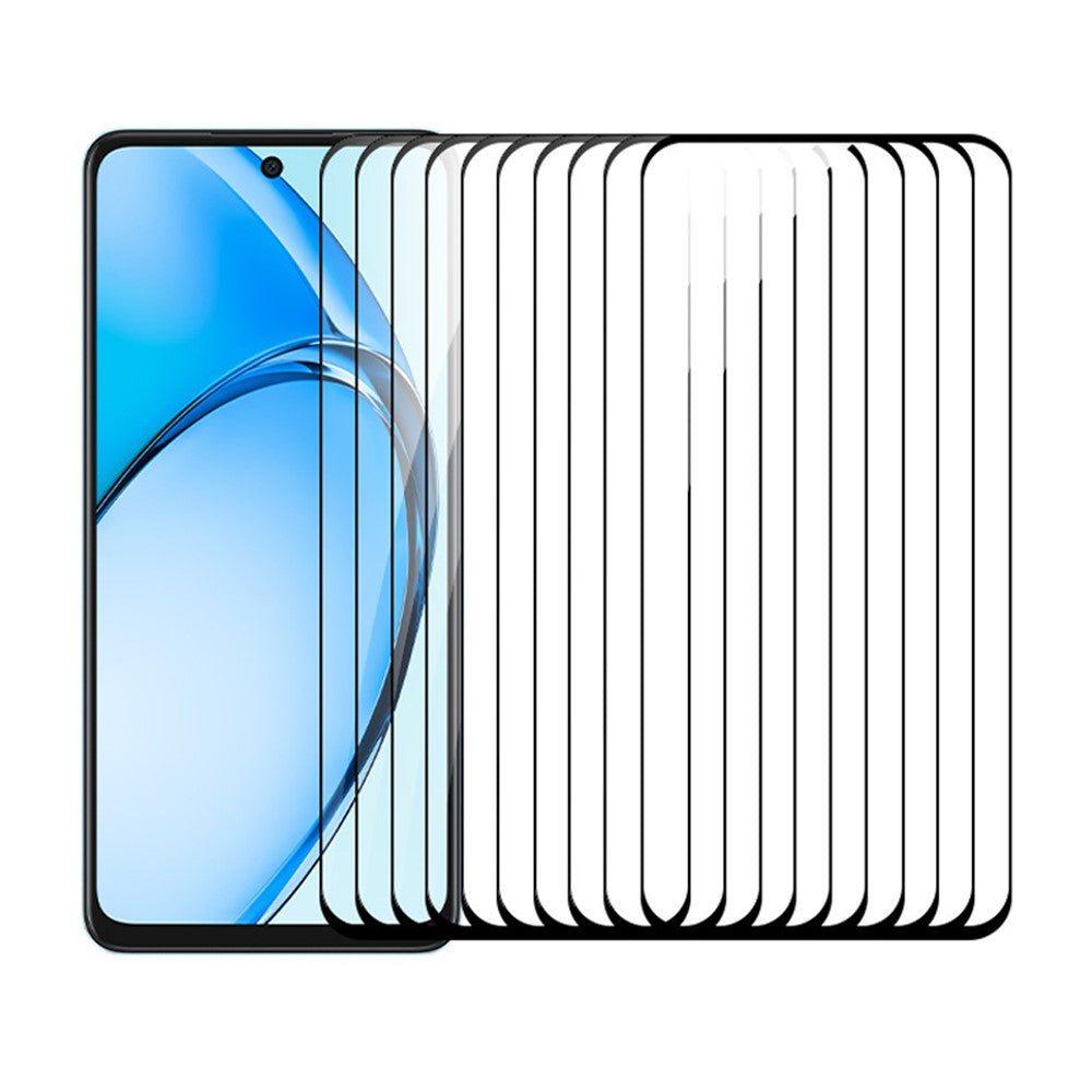RURIHAI 10Pcs For Oppo A60 4G Screen Protector Shatterproof High Aluminum-Silicon Glass Film Bubble Free