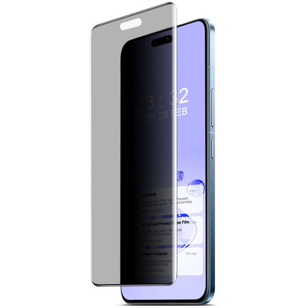 IMAK För Xiaomi Civi 4 Pro 5G / 14 Civi 5G Anti-Spionage Härdat Glas Skärmskydd 3D Böjd Film