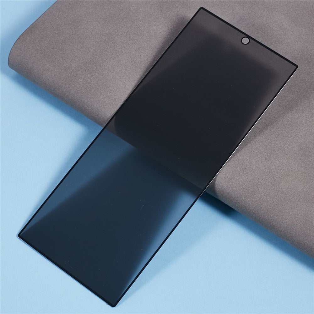 For Samsung Galaxy Z Fold6 5G Anti-Spy Screen Protector Silk Printing Tempered Glass Full Glue Film