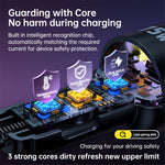 T26 45W+30W USB+Type-C Phone Fast Charging Adapter Car Charger with PD 30W Type-C Spring Cable (CE Certified)