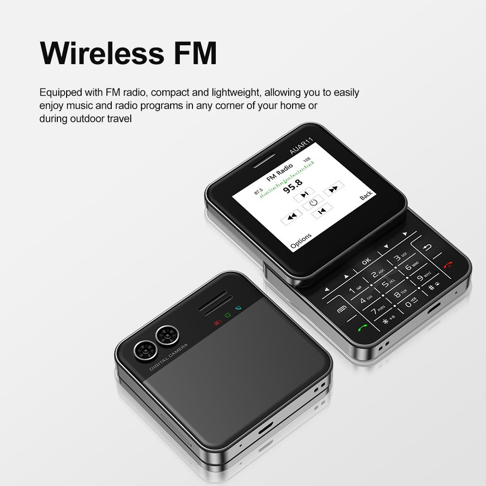 AUAR11 Dual SIM Standby Rotating 2G Phone with 2.4 inch Color Screen
