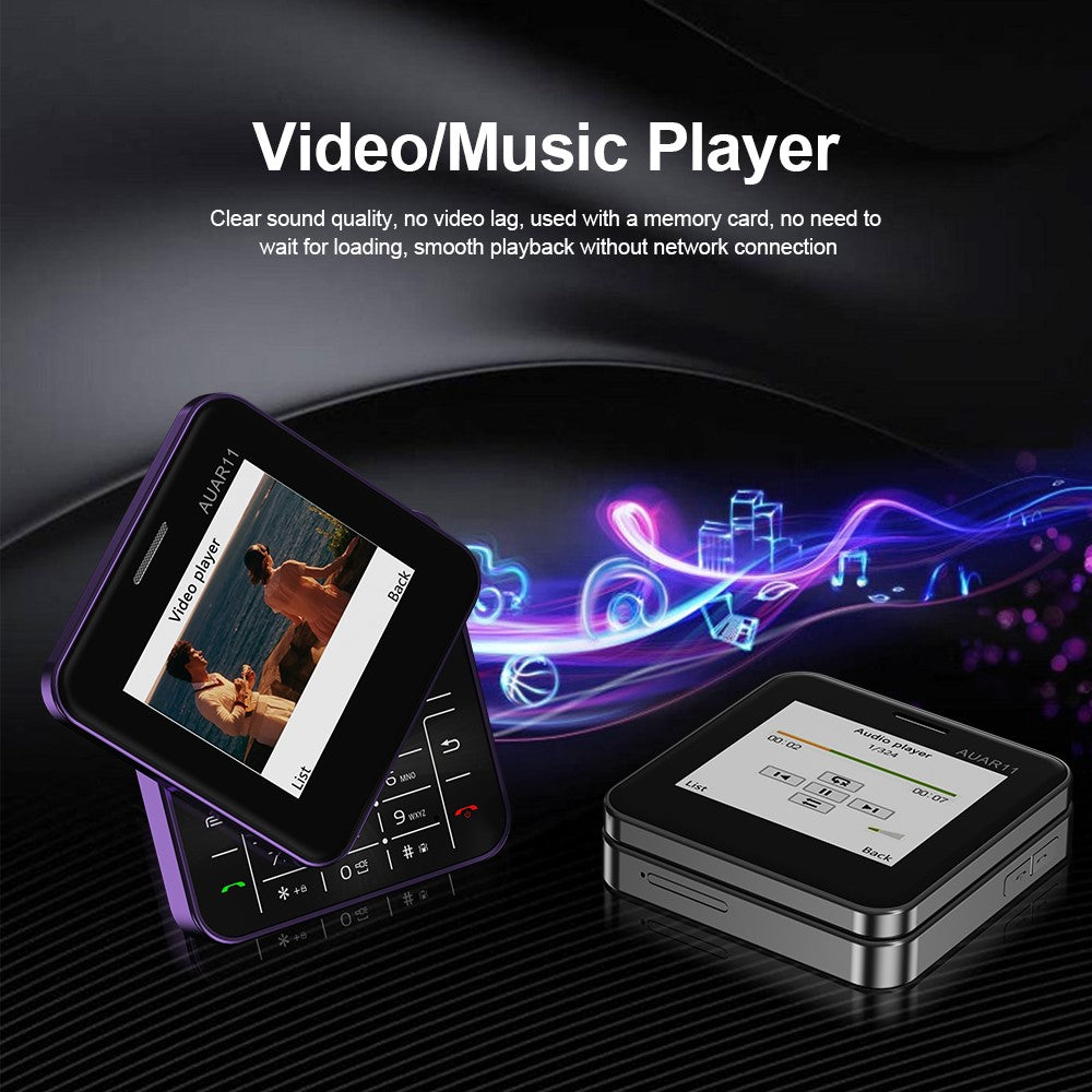 AUAR11 Dual SIM Standby Rotating 2G Phone with 2.4 inch Color Screen