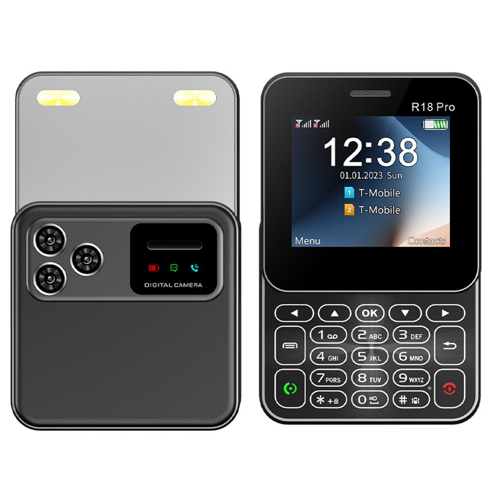 R18 Pro Dual SIM Standby Rotating 2G Phone with 2.4 inch Color Screen