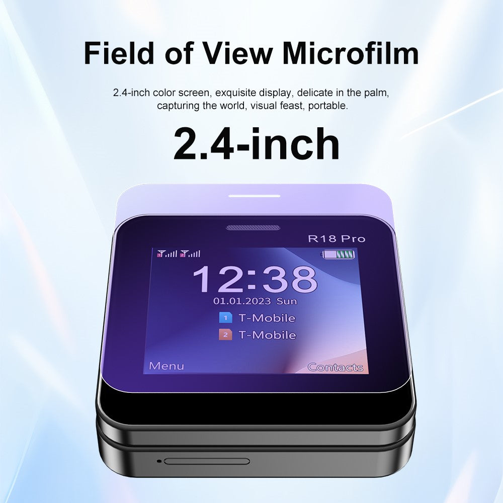R18 Pro Dual SIM Standby Rotating 2G Phone with 2.4 inch Color Screen