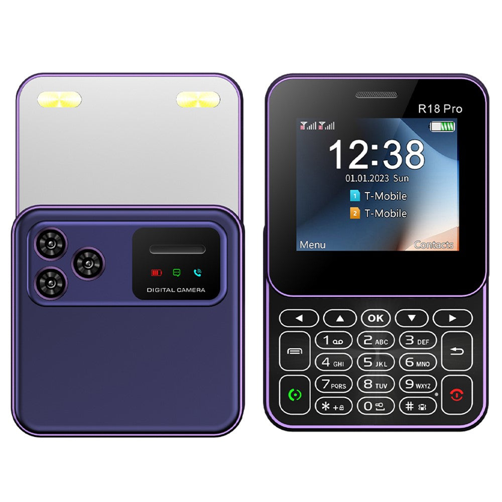 R18 Pro Dual SIM Standby Rotating 2G Phone with 2.4 inch Color Screen