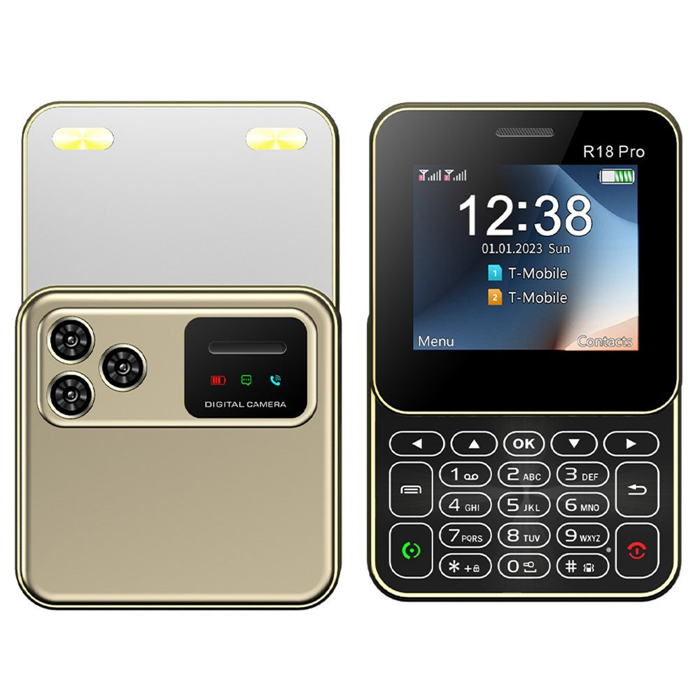 R18 Pro Dual SIM Standby Rotating 2G Phone with 2.4 inch Color Screen