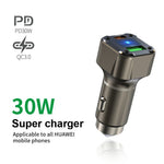 K25 Billaderadapter PD 30W Superoplader Hurtigopladning Metalrudehammer