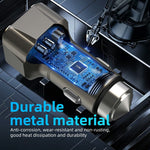 K25 Billaderadapter PD 30W Superoplader Hurtigopladning Metalrudehammer