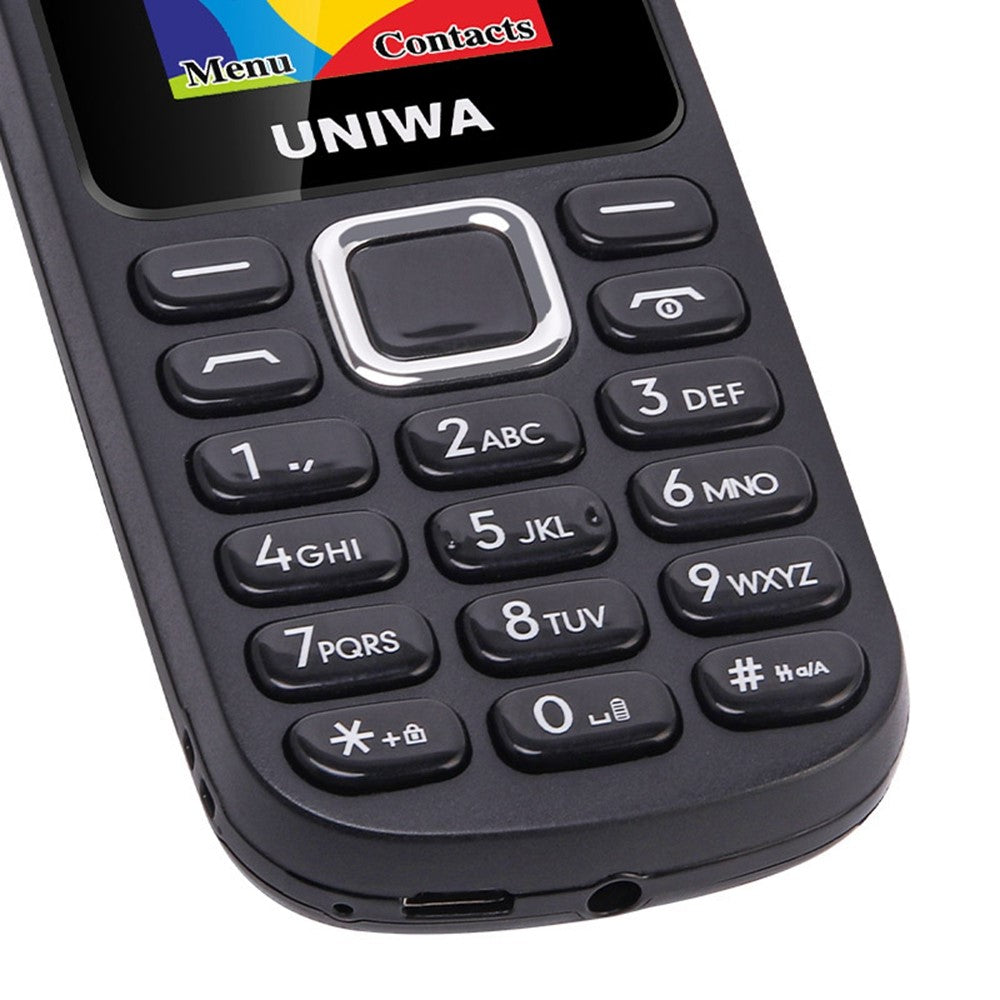 UNIWA E1808 1.77 Inch 3 SIM Card 3 Standby Phone with Flashlight Radio Function
