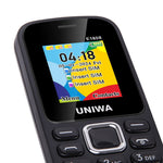 UNIWA E1808 1.77 Inch 3 SIM Card 3 Standby Phone with Flashlight Radio Function