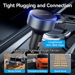 VENTION FFOB0 PD 30W Fast Charging Car Charger with Built In Type C  /  iP Cables for 12V-24V Vehicle