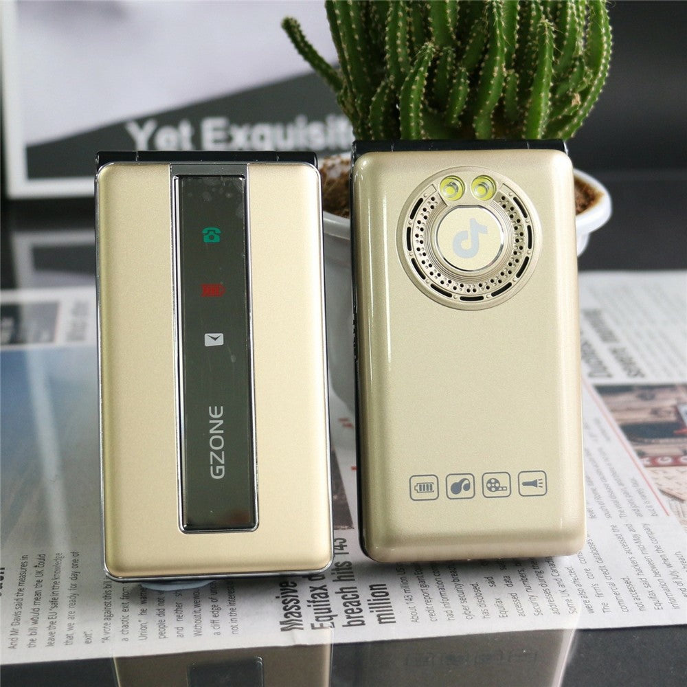 N69 Dual Screen Flip Phone 2G Long Standby Large Battery Big Speaker Mobile Phone