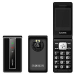 N69 Dual Screen Flip Phone 2G Long Standby Large Battery Big Speaker Mobile Phone