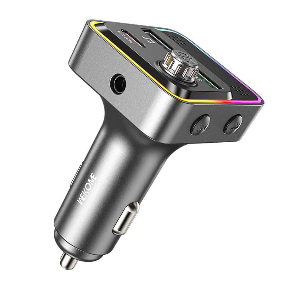 WEKOME WP-C62 48W Bluetooth-compatible MP3 Car Charger Fast Charging Dual USB Charger