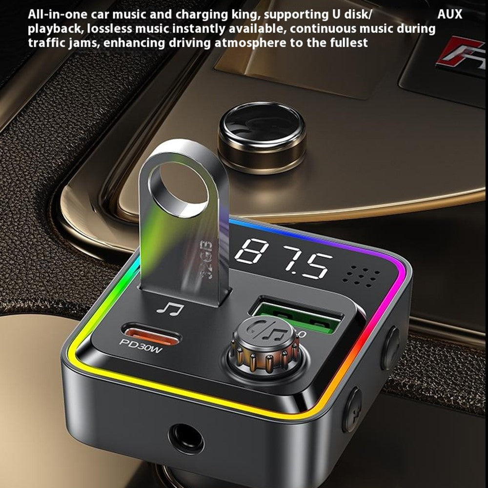 WEKOME WP-C62 48W Bluetooth-compatible MP3 Car Charger Fast Charging Dual USB Charger