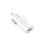 BUDI CC062TTLW USB-C 33W Car Charger Set with 1.2m 27W Type-C to iP Cable Mini Cigarette Lighter Adapter