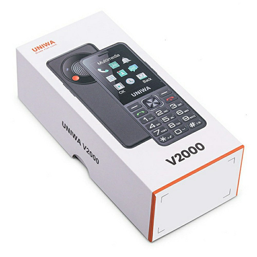 UNIWA V2000 2.4 Inch 4G Bar Phone Dual SIM Dual Standby Feature Phone