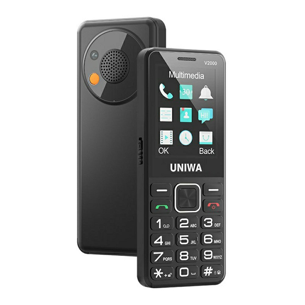 UNIWA V2000 2.4 Inch 4G Bar Phone Dual SIM Dual Standby Feature Phone