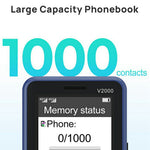 UNIWA V2000 2.4 Inch 4G Bar Phone Dual SIM Dual Standby Feature Phone