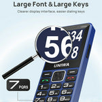 UNIWA V2000 2.4 Inch 4G Bar Phone Dual SIM Dual Standby Feature Phone