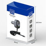 GE09 PD 65W Fast Charging Car Charger Cigarette Lighter Adapter with Spring Wire Charger Temperature Control Protection