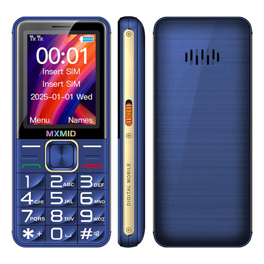 MXMID G880pro 2.4 Inch Display Phone Dual SIM Standby Bar Phone with Big Keys / Flashlight