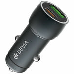 DEVIA EA507 Extreme Speed Series PD 30W + QC3.0 18W Biloplader i Metal med Dobbelt USB-A Type-C-port