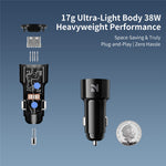 NCC CC-0401 USB-A + Type-C Dual Port Car Charger PD 20W Fast Charger for SUV Truck
