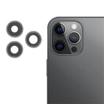 OEM Back Rear Camera Lens Ring Cover with Glass Lens Replacement for iPhone 12 Pro Max 6.7 inch