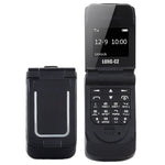 LONG-CZ J9 Flip Mobile Phone Bluetooth-compatible Dial Small Phone Supports 2G Network GSM 850 / 900 / 1800 / 1900MHz