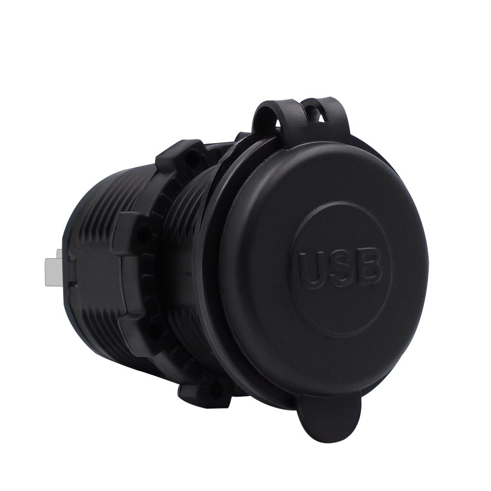 ZH-526F Dual USB Port Car Charger 4.2A Fast Charging Power Charger with Dual LED Ring Light