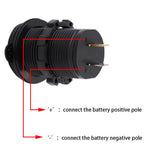 CS-526 USB 2.1A Oplader Dobbelt USB-port Biloplader med Dobbelt LED-ringlys