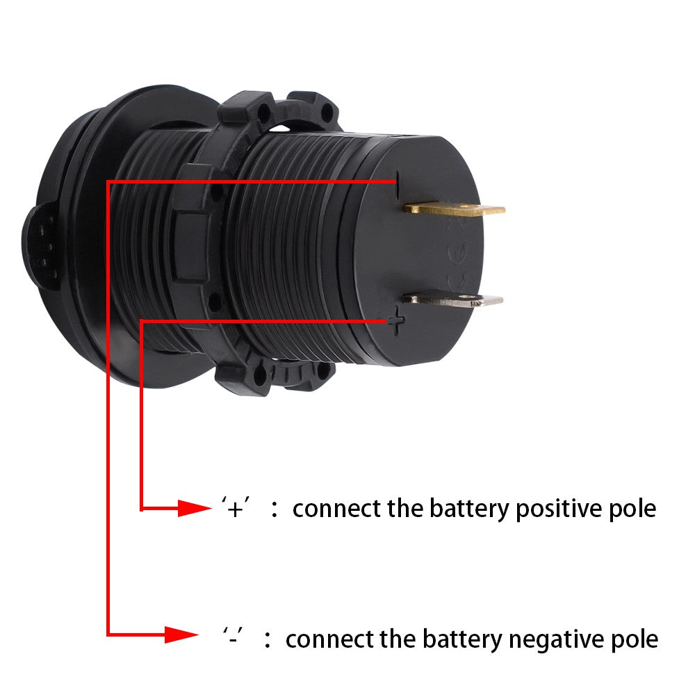 CS-526 USB 2.1A Oplader Dobbelt USB-port Biloplader med Dobbelt LED-ringlys