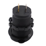 CS-526 USB 2.1A Oplader Dobbelt USB-port Biloplader med Dobbelt LED-ringlys