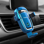 S19 15W Wireless Phone Charger Car Air Vent Holder Mount Gravity Sensing Auto Clamping Phone Stand Holder Qi Wireless Fast Charger