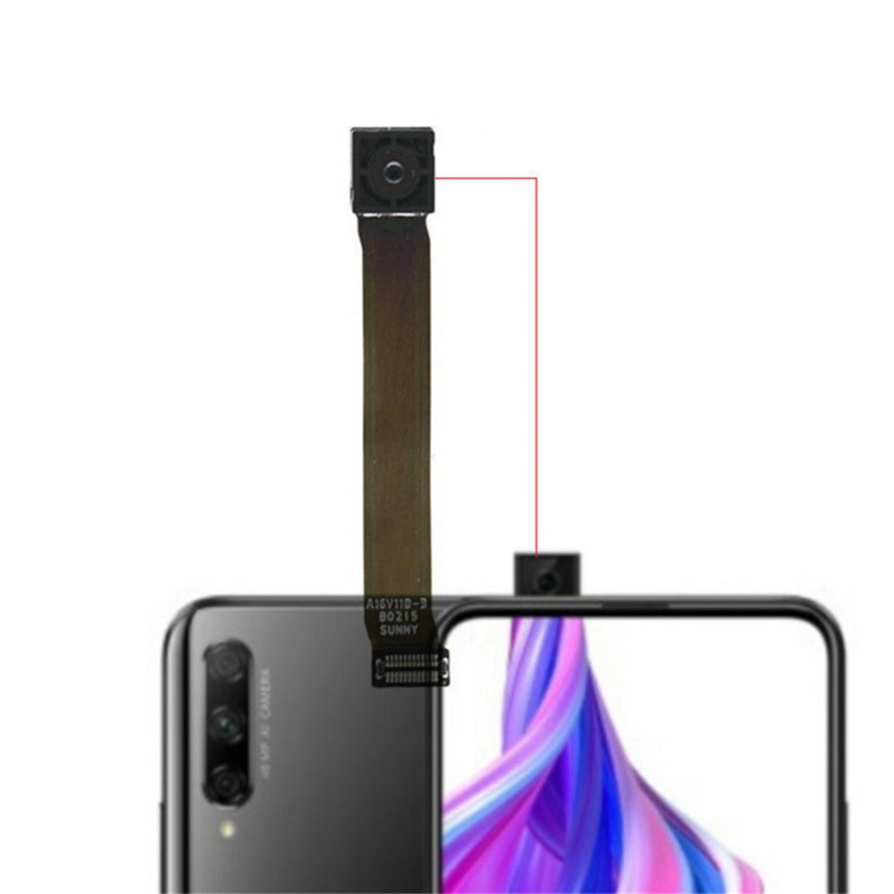 For Honor 9X / Huawei P Smart Z / Y9 Prime 2019 / Y9s OEM frontvendt kameramodul-udskiftningsdel (uden logo)