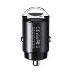 REMAX RCC332 Tanya Pro Series dobbelt Type-C biloplader PD 30W hurtigopladningsadapter med miniringhåndtag