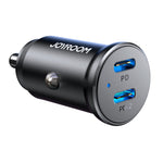 JOYROOM CCN06 Mini 30W Dual Type-C Porte Billader i Aluminiumslegering Telefon PD Hurtigopladningsadapter