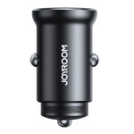 JOYROOM CCN06 Mini 30W Dual Type-C Porte Billader i Aluminiumslegering Telefon PD Hurtigopladningsadapter