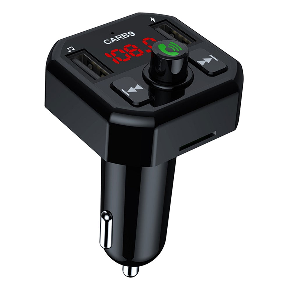 X9 Car MP3 Player Automatic Power-off Memory Bluetooth-compatible Call FM Transmitter with Dual USB Ports