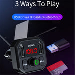 X9 Car MP3 Player Automatic Power-off Memory Bluetooth-compatible Call FM Transmitter with Dual USB Ports
