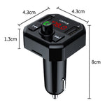 X9 Car MP3 Player Automatic Power-off Memory Bluetooth-compatible Call FM Transmitter with Dual USB Ports