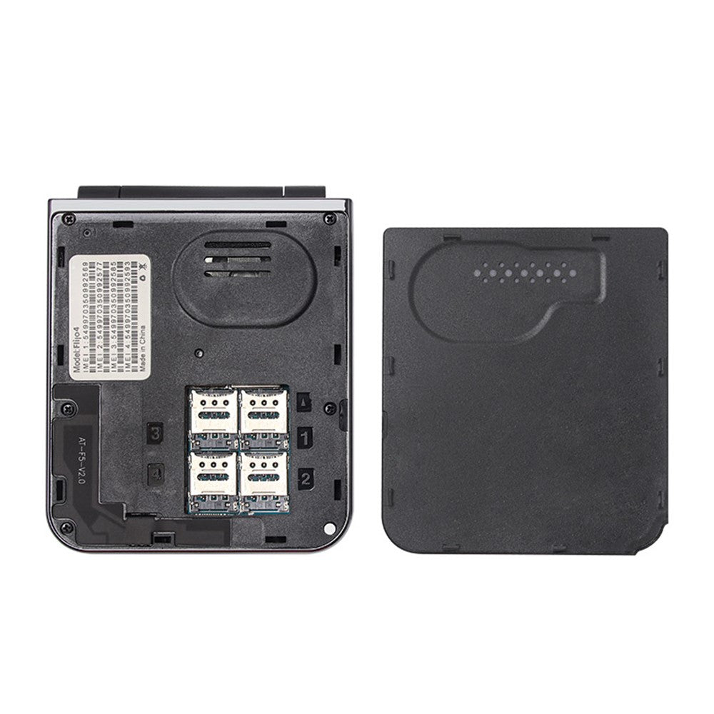 F265 2.55 Inches Cell Phone 4 SIM Cards Keypad Folding Mobile Phone